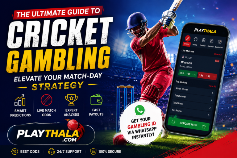 The Ultimate Guide to Cricket Gambling: Elevate Your Match-Day Strategy with Playthala.com